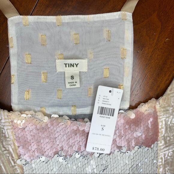 Tiny by Anthropologie sequin and velvet top NWT - Picture 6 of 11
